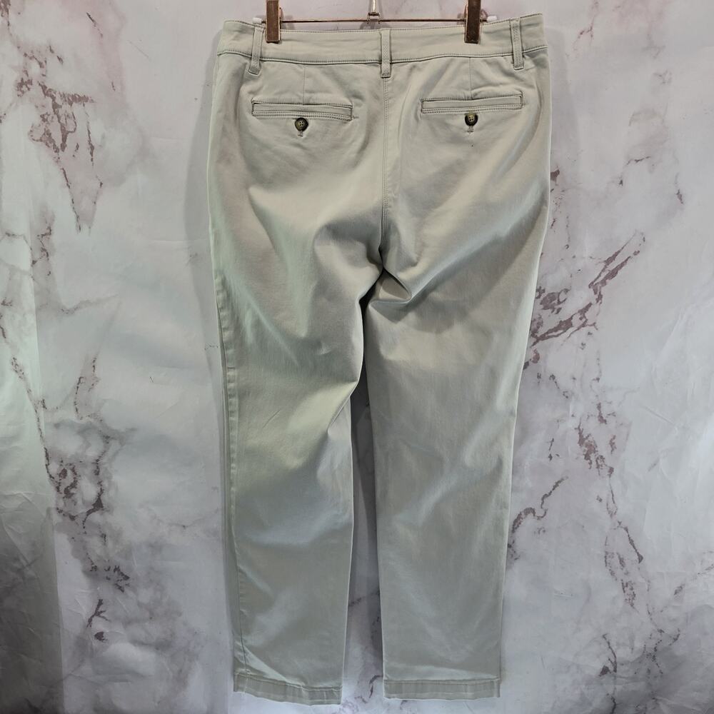Tommy Bahama Pants Womens 6 Tan Khaki Chino High Rise Straight Leg Cotton